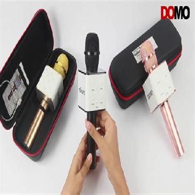 Karaoke Microphone With 2 Inbuilt Speakers,Rechargeable Battery-Manufacturer Warranty-Domo Nsound Q7