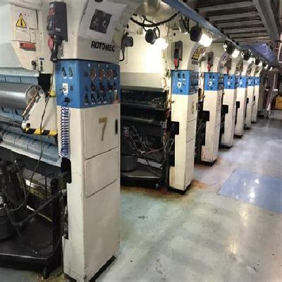 7 Colour Rotogravure Printing Machine