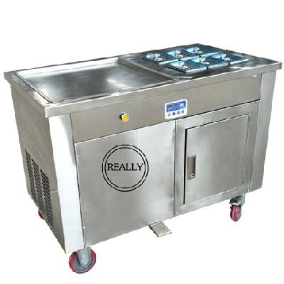 Single Pan Fried Ice Cream Machine