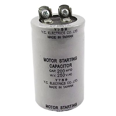 All Starting Capacitor Available  from 40-6 to 200-250 MFD