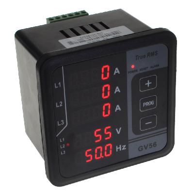 3 Phase Voltage Ampere Frequency Meter